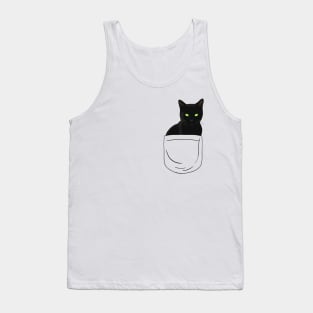 Cat Pocket Tank Top